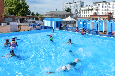 Piscines ephemeres ete Paris