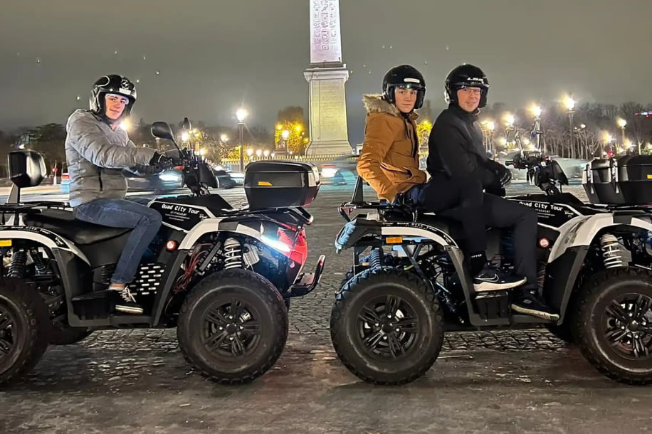 Paris by night en quad : 1h30 à deux pour seulement 69,90 € !